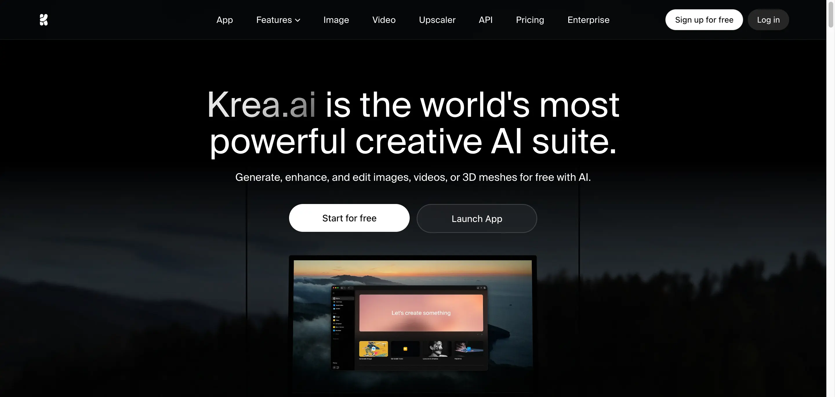 Krea AI AI Image Generator product screenshot